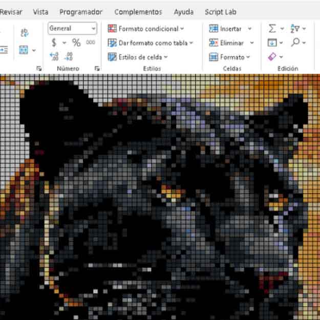 pantera hoja de calculo aclopix