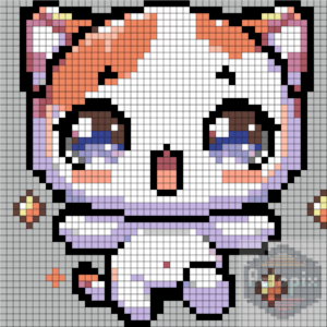 Inicio gatito feliz 50×50 cuadros pdf y xls