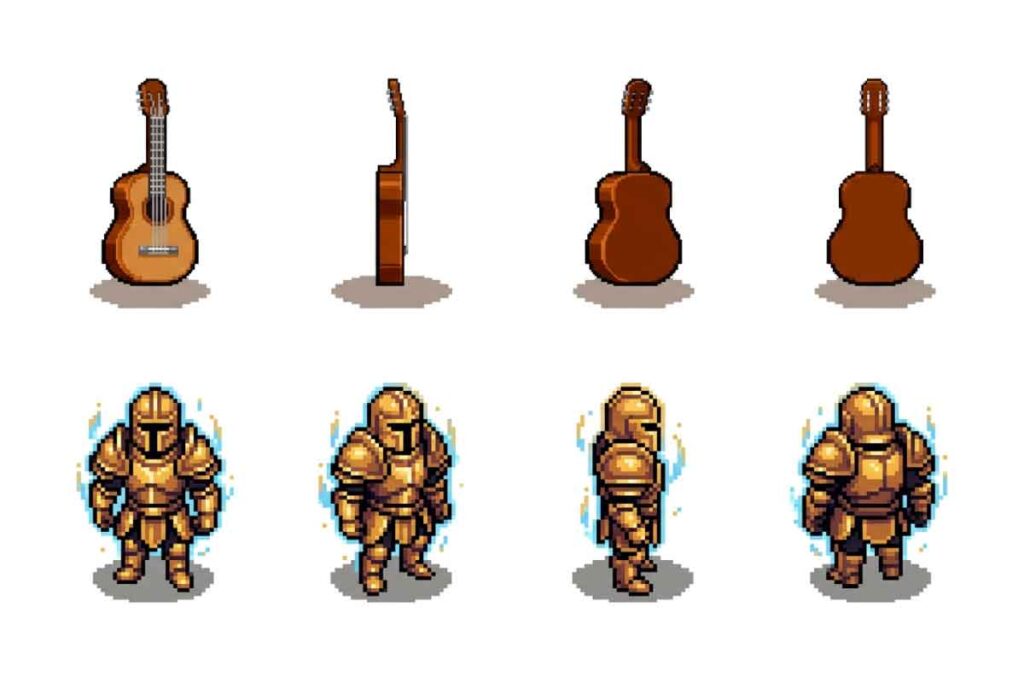 generador de prompts de ia sprites pixel art objetos cosas
