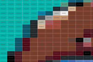 patron de pixeles con color hexadecimal