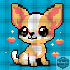 perro chihuahua feliz 65×65 cuadros pdf y xlsx